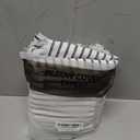 ZWJD Throw Pillow Covers 24x24 Set of 2 Striped Pillow Covers with Fringe Chic Cotton Decorative Pillows Square Cushion Covers for Sofa Couch Bed Living Room Farmhouse Decor (Navy)