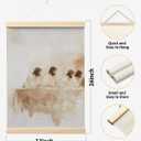 FGFK Christian Jesus the Last Supper Wall Art Poster Hanger Frame, Last Supper Wall Decor, Religious Jesus Canvas Prints Framed Wall Decor for Home Dining Room Church, 12x16 Inch Set of 3