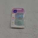 MAM Perfect Night Baby Pacifier, Patented Nipple, Glows in The Dark, 2 Pack, 0-6 Months, Boy (Pale Mint / Butter)
