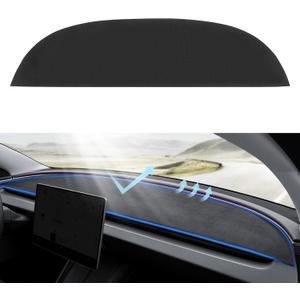 for Tesla Model 3 2026 Dashboard Cover,[Anti-Glare and Dustproof] Suede Dashboard Pad Dash Mat Compatible with New Tesla Model 3 Highland 2024-2026