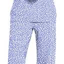 HOTGIFT Womens Pajamas Sets, 2 Piece Lounge Pjs Set Long Sleeve Long Pant Ladies Sleepwear with Pockets Spot Blue XX-Large