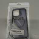 ADDIT Magnetic Phone Case for iPhone 16 - Military-Grade Translucent Matte Back with Built-in Camera Stash Stand - Royal Blue