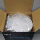 Dryer Vent Cover 4 inch with UV RESISTANT - Outdoor Dryer Vent Cover Natural Energy Saving, Dryer Vent Seal for Home Exterior