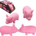 ZHEBAG Cute Pink Pig Stress Toys, Cute Animal Squishy Pig Fidget Sensory Toys,Stress Relief Toy Gifts for Children and Adults, Stress Relief Squishy Toys for Kids (4 Pack)