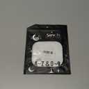 5 Inch White Metal Letters, Modern Metal House Address Letters and Numbers for Outside Signs, Outdoor Mailbox Numbers, for Door, Apartment, Office, Home Use(Letter E)