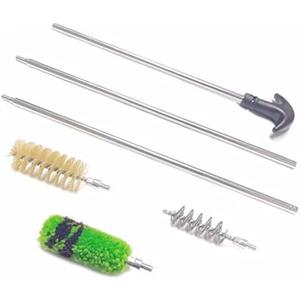 12GA Gun Cleaning Kit Set Nylon Stainless Steel Cotton Mop Brush Swab Tools Supplies for 12 Gauge Cleaning 12GA Gun Cleaning Kit Set Nylon Stainless Steel Cotton Mop Brush Swab Tools Supplies for 12 Gauge Cleaning