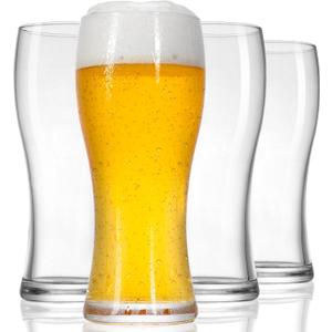 Beer Glasses Set of 4, 17 OZ Pint Glasses Pilsner Glasses for Father, Beer Mug Gifts for Men