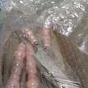 Koythin 4-Piece Cutlery Set, Stainless Steel Flatware Sets with Chubby Bubble Pattern Ceramic Handle, Utensils including Knife Fork Spoon (Pink)