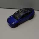 1:24 Simulated Toy Cars Y Alloy Car Model Sound and Light Return Toy Car Die Cast Metal Electric Car Boys Collection Ornaments Gifts (Blue)