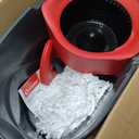 O-Cedar EasyWring Microfiber Spin Mop, Bucket Floor Cleaning System, Red, Gray, Standard