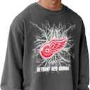 Blue 84 NHL Officially Licensed Crewneck Sweatshirt Ringspun Electric Black (XX-Large)