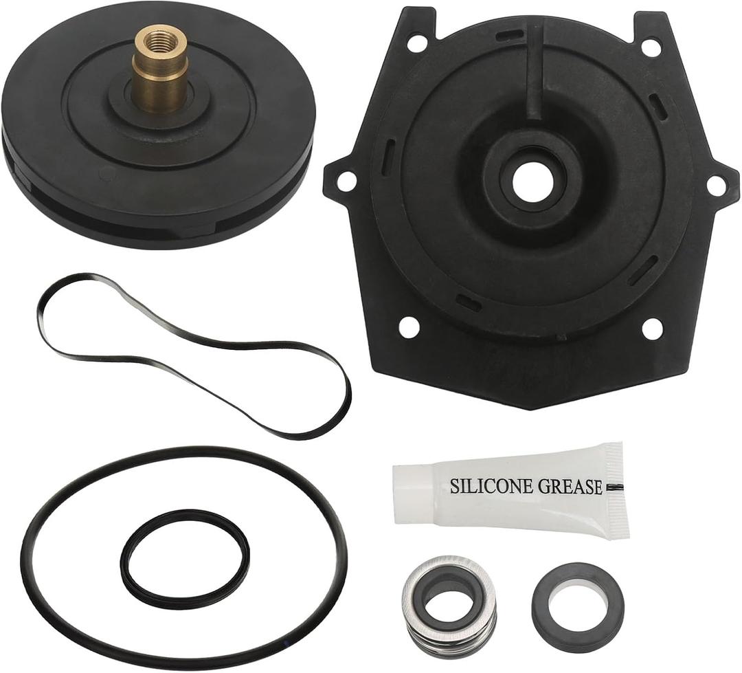 SPX3020E Seal Plate, SPXHKIT2 Repair Kit and SPX3010C Impeller Compatible with Hayward Super II Pool Pump