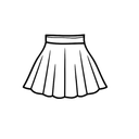 Mini Skirts for Women Skirt with Slit Bodycon Mini Skirt High Waist Skirts for Women Summer Y2k Skirts Trendy Party Brick Red, L