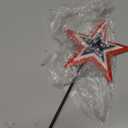 6 Pcs 4th of July Decorations Outdoor,19" Patriotic Metal Barn Stars Decorative Garden Stakes for Independence Day,Americana Patriotic Yard Signs Decor for Garden Lawn Porch