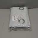 NICETOWN Room Darkening Greyish White Curtain for Bedroom - Grommet Privacy Light & Sound Reducing Window Treatment Doorway Curtain & Drape for Living Room (1 Panel, W52 x L78)