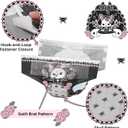 Littleforbig Ultra Absorbent 7000 mL Printed Diaper 2 Pieces - Goth Brat (X-Large 48"-56")