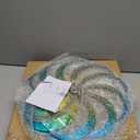 Wind Spinners Outdoor Yard Decorations, 16 Inches Wind Sculpture Metal Garden Art, Windmills for Yard Gardening Gifts for Women Mom Backyard, Patio, Garden Decor (Blue)