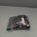 Women Vintage Floral Embroidered Tulle Midi Skirt 50s Party Elastic High Waist A-line Swing Skirts