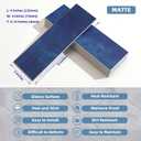 Tilingview 30 PCS Peel and Stick Backsplash Tile for Kitchen/Bathroom/Living Room, 3"x 9" Self-Adhesive Subway Tile for Backsplash, Imitation Glazed Tiles/Handmade Tiles (Matte Navy Blue)