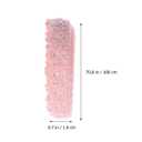 HEALLILY Lace Tape 70.86 Inch Adhesive Decorative Masking Tape for Scrapbooking Crafts DIY Card Making Planner Embellishments Pink Lace Trim Ribbon