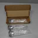 Soup Spoons Stainless Steel Ramen Spoon Set of 4 Heavy Duty Big Spoon Mirror Polished Asian Soup Spoons (Short Handle)