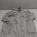 Astylish Women Button Down Denim Shirts Casual Long Sleeve V Neck Chambray Blouse Top (Gray, M)