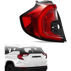 Tail Lights Compatible with GMC Terrain SLE/SLT/AT4 2022 2023 2024 Tail Lamp w/Black Trim Rear Outer Taillights Left Driver Side Replace GM2804150 87838559
