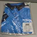 LULY YANG DSP Men's Active Polo - Short Sleeve (Blue, XS)