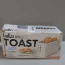 bella 4 Slice Slim Toaster, Fits-anywhere Kitchenware, 6 Setting Shade Control with Reheat & Cancel Buttons, Fits Sourdough, 10 Long Slot, Anti Jam & Auto Shutoff, 900 Watt, Oatmilk