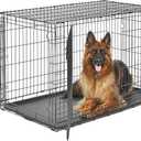 MidWest Homes for Pets Life Stages LS-1648DD Double Door Folding Crate for X-Large Dogs (91 - 110 Lbs), Size: 48.0"L x 30.0"W x 33.0"H