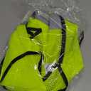Reflective Vest, 1 STRIPE MESH LIME YELLOW