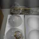 Modern Hanging Light Fixture Pendant Lighting for Kitchen Island Mid Century Gold Pendant Lights with Globe Milky White Glass Pendant Light for Bedroom Bathroom Entryway (2 Pack)