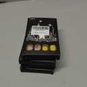 Spring Press on Nails Short Square Fake Nails Press ons Yellow Flowers Stripe False Nails Glossy Nail Tips Full Cover Glue on Nails Acrylic Summer Floral Reusable Stick on Nails for Women 24 Pcs 4 pack