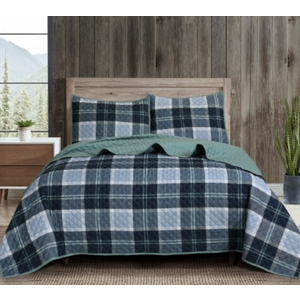 Coleman Casey Plaid Quilt, Full/Queen