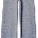Fruit of the Loom Boys Fleece Sweatpants, Sweatshirts, & Hoodies (X-Small, Open Bottom - Navy Stripe)