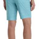 M MAELREG Golf Shorts Men Print Quick Dry 9" Stretch Lightweight Water-Resistant Flex Flat Front Fashion Mens Shorts Casual (Lake Blue Heather Dot)