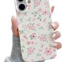QLTYPRI for iPhone 16 Plus Case Cute Pink Floral Flower, Pink
Cute Flower Pattern Aesthetic Phone Case,Raised Camera Protection,Slim Soft TPU Shockproof Protective Cover for Girls Women