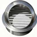 8 inch Vent Round Cover,Puunkeey 304 Stainless SteelWall Round Vent Hole Ventilating Cover, AirVentilation and Exhaust Wall Vent Outlet Hood,HVAC Ducting Vent Cover.