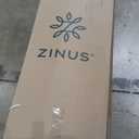 Zinus 12 Inch King Green Tea Memory Foam Mattress, Fiberglass Free, Medium Firm Feel, Zoned Pressure Relief, Certified Safe Foams & Fabric, Mattress in A Box (White)