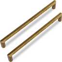 Antique Brass zinc Alloy Solid Cabinet pulls,6 Pack Vintage Brass 7-1/2 Inch 192mm Hole Center Cabinet Handles for Drawer,Cupboard, Wardrobe,Dresser