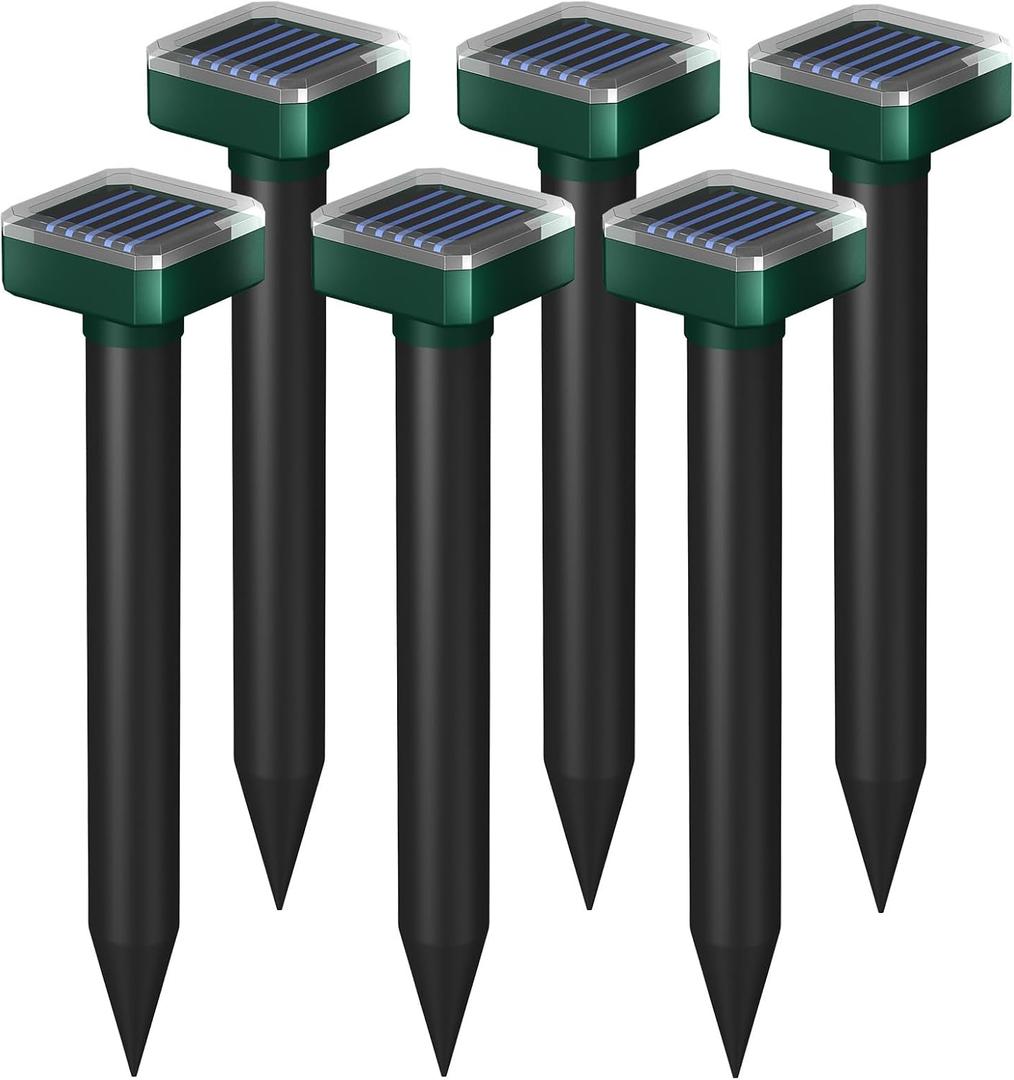 Deer Repellent,Deer and Rabbit Repellent,Deer Repellent Devices,for Garden&Outdoor,Deer Repellent for Plants&Trees,Deer Deterrent,Solar Deer Repellent Devices,Sonic&Waterproof (6)