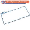 ZONFANT Engine Oil Pan Gasket Set, Compatible With Chevy GMC Cadillac Vehicle 4.8L 5.3L 6.0L 6.2L Silverado Suburban Tahoe Trailblazer Sierra Yukon Escalade, Replace #OS30693R 12612350