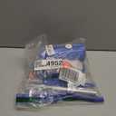 Pool Vacuum for Above Ground Pool with Nylon Mesh Net, Jet Underwater Cleaner & 3 Scrub Brushes, Portable Pool Vacuum Cleaner for Swimming Pool Spa Fountain Pond Hot Tub, Soft Blue