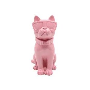 Holiday Home Sitting Cat Decor Pink 8.7in 2 Pack
