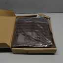 Amazon Basics Lightweight Super Soft Easy Care Microfiber 3-Piece Twin XL Sheet Set with 14-Inch Deep Pockets, Solid, Chocolate