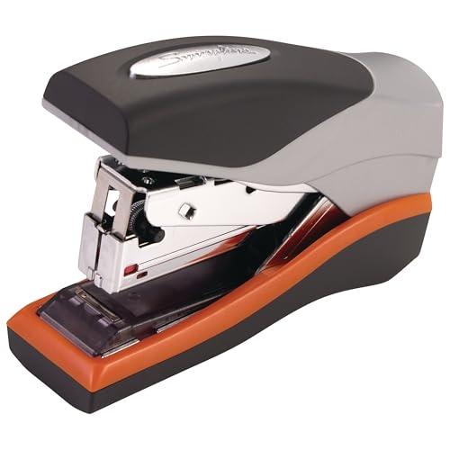 Swingline Stapler, 40 Sheet Capacity, Optima 40, Jam Free, Reduced Effort, Compact, Soft Grip, Metal, Orange, Silver and Black (87842)