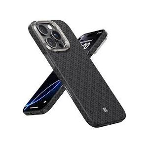 BENKS for iPhone 16 Pro Max Case, Compatible with Magsafe, ArmorAir ArmorGrid Ultra Slim & Lightweight Minimalist Case Built with Dupont Kevlar Aramid Fiber, Obsidian Black