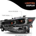 Driver Side Headlight w/AFS Compatible with CX5 CX-5 2022 2023 2024 2025 Front Projector Headlamp KPF351041C KPF151030 Left