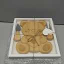 Honeydak 11Set Baby Shower Party Favors for Guests Shaped Charcuterie Board Set Cheese Boards Bulk with Knives Forks Heart Tags Boxes for Gender Reveal Favors Thank You Return Gifts (Bear)