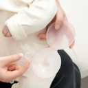 Momcozy Nipple Shield, Floral Contact Nipple Shield for Breastfeeding Moms with Flat or Inverted Nipples (17mm)